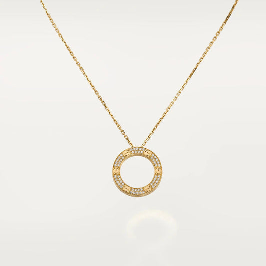 [Max Jewelry ]LOVE NECKLACE ADJUSTABLE ROSE GOLD