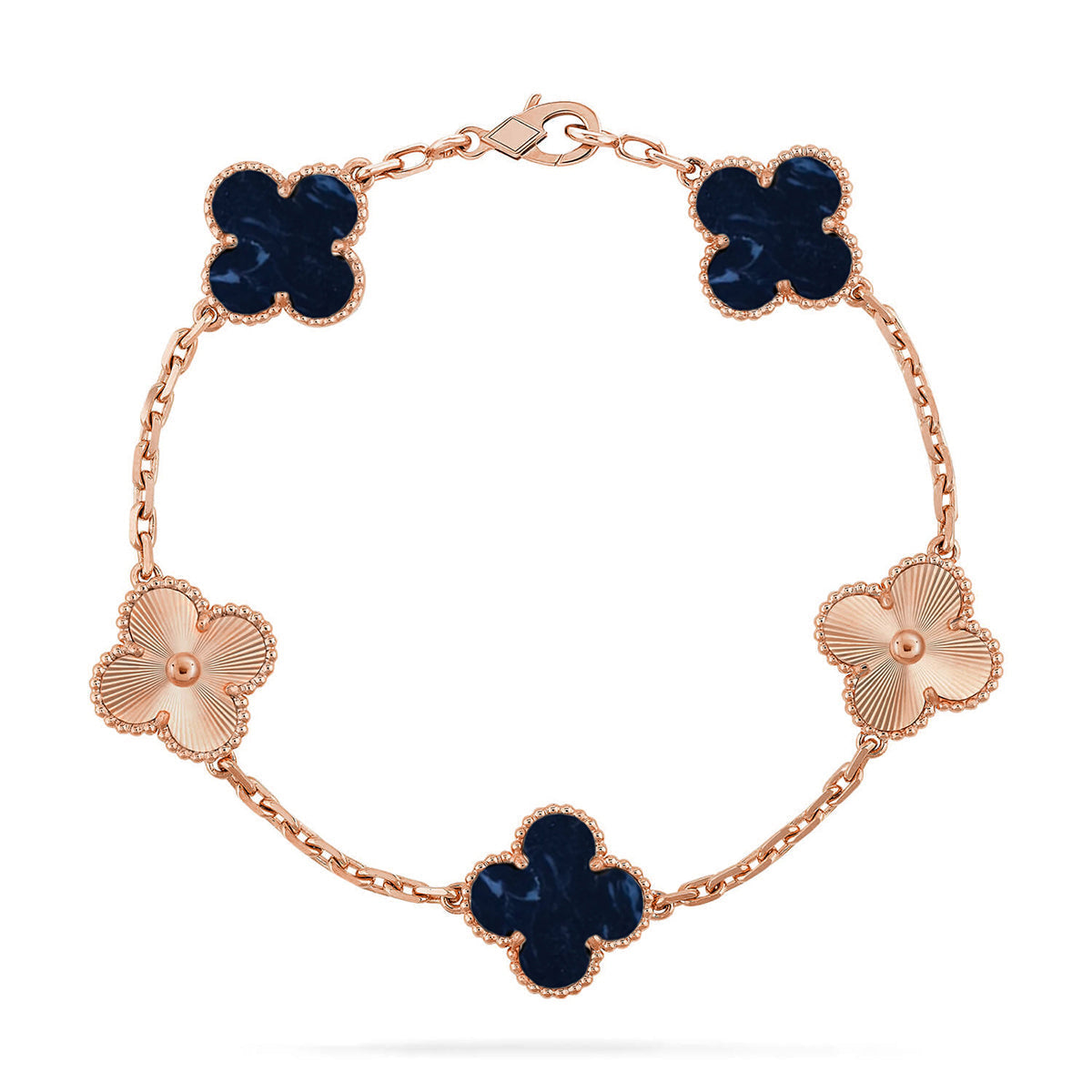 [Max Jewelry ]CLOVER 5 MOTIF PIETERSITE BRACELET COLLECTION
