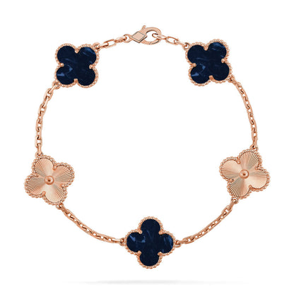 [Max Jewelry ]CLOVER 5 MOTIF PIETERSITE BRACELET COLLECTION