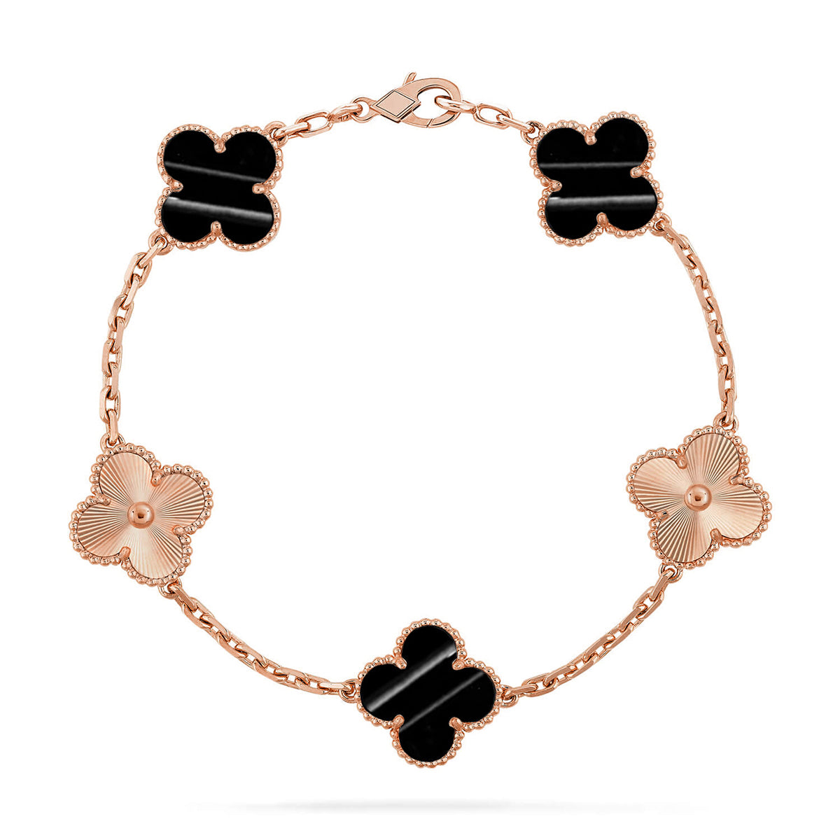 [Max Jewelry ] CLOVER 5 MOTIF PULSAR STONE BRACELET COLLECTION