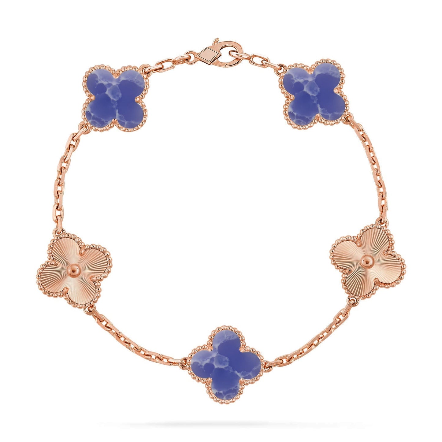 [Max Jewelry ]CLOVER 5 MOTIF BLUE VEINS BRACELET COLLECTION