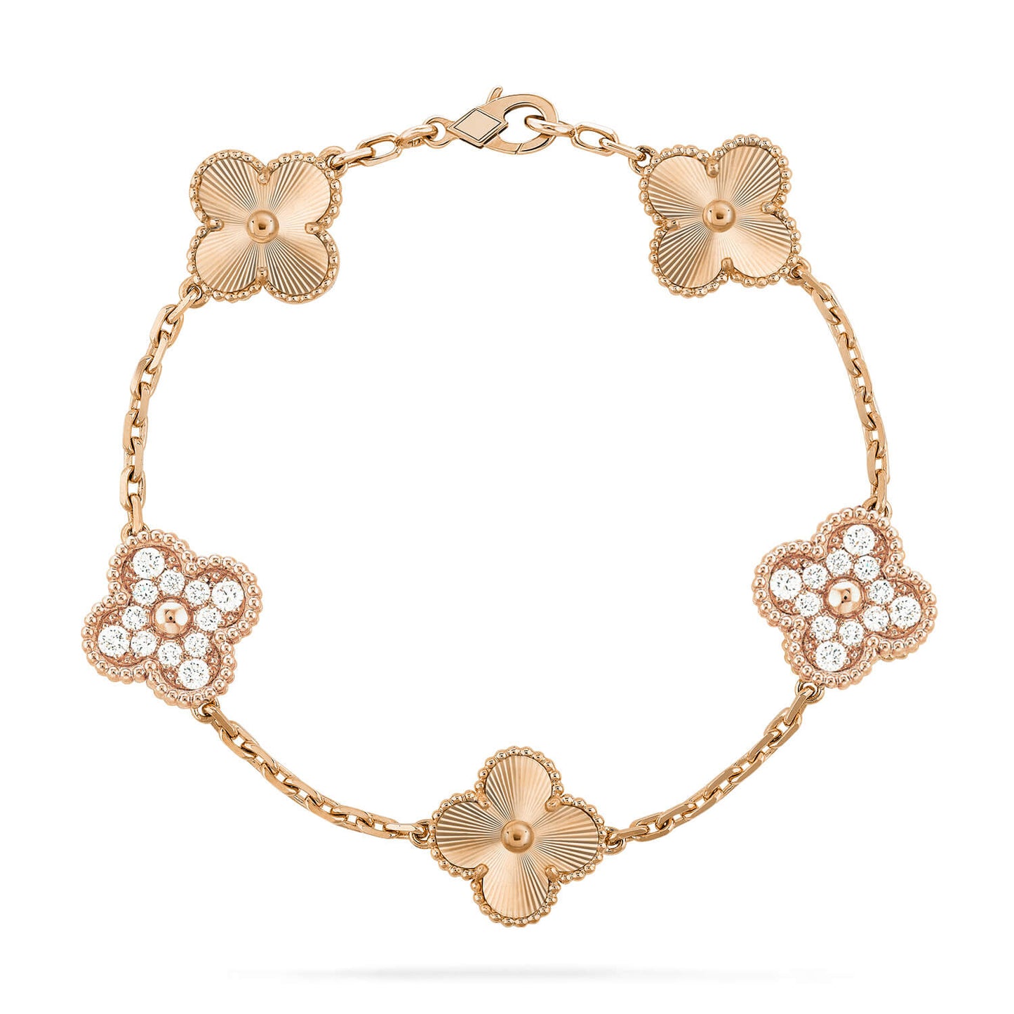 [Max Jewelry ] CLOVER 5 MOTIF LASER BRACELET COLLECTION