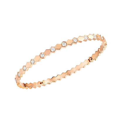 [Max Jewelry ]BEE LOVE SILVER DIAMOND BRACELET