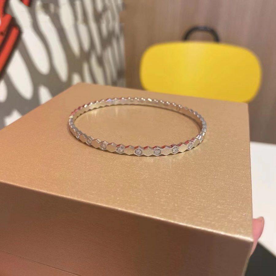 [Max Jewelry ]BEE LOVE SILVER DIAMOND BRACELET