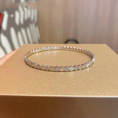 [Max Jewelry ]BEE LOVE SILVER DIAMOND BRACELET