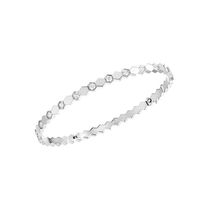 [Max Jewelry ]BEE LOVE SILVER DIAMOND BRACELET