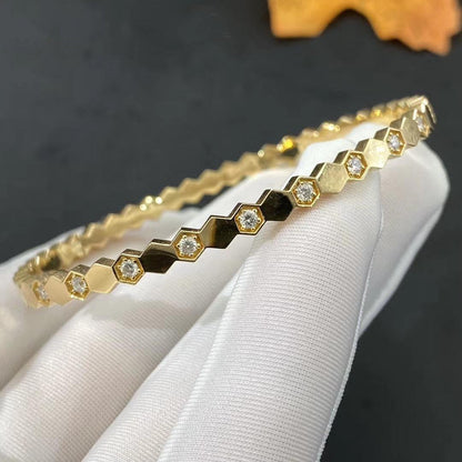 [Max Jewelry ]BEE LOVE GOLD DIAMOND BRACELET