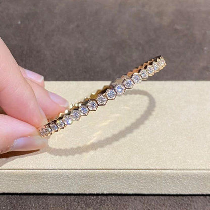 [Max Jewelry ]BEE LOVE GOLD BRACELET FULL DIAMOND
