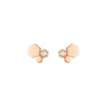[Plus&Max]BEE LOVE PINK GOLD DIAMOND EARRINGS