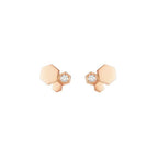 [Plus&Max]BEE LOVE PINK GOLD DIAMOND EARRINGS