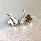 [Plus&Max]BEE LOVE SILVER DIAMOND EARRINGS