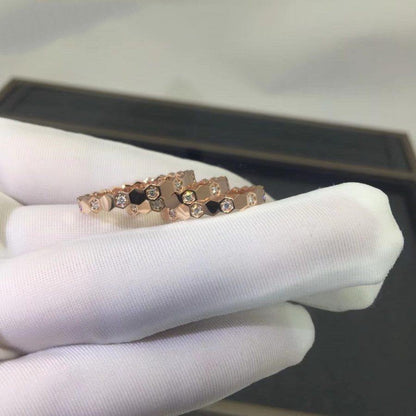 [Max Jewelry ]BEE LOVE RING PINK GOLD DIAMOND