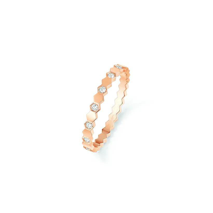 [Max Jewelry ]BEE LOVE RING PINK GOLD DIAMOND