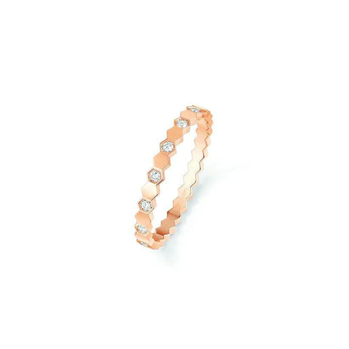 [Plus&Max]BEE LOVE RING PINK GOLD DIAMOND
