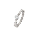 [Plus&Max]BEE LOVE RING SILVER 1 DIAMOND