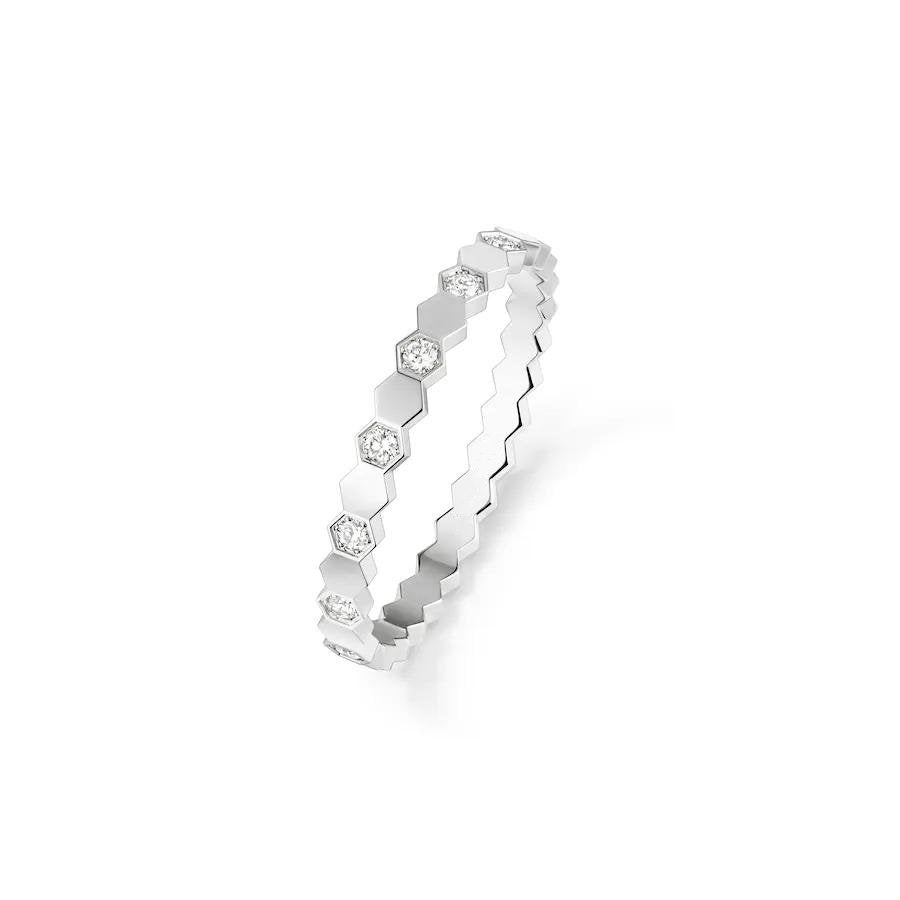 [Max Jewelry ]BEE LOVE RING SILVER DIAMOND