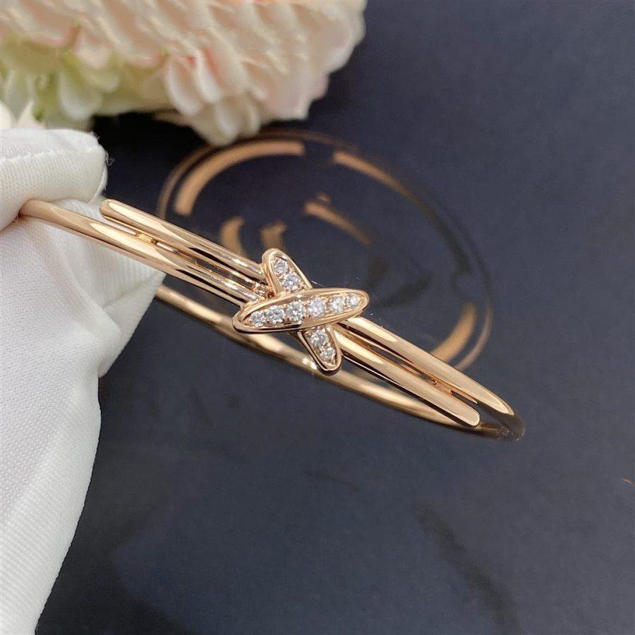 [Max Jewelry ]JEUX DE BRACELET PINK GOLD DIAMONDS