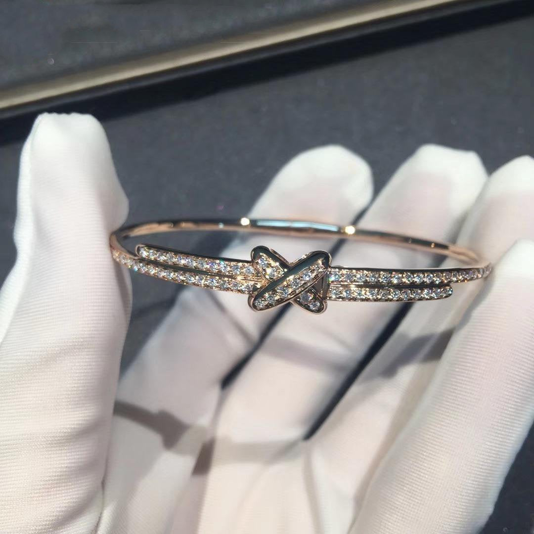 [Max Jewelry ]JEUX DE BRACELET DIAMONDS PINK GOLD