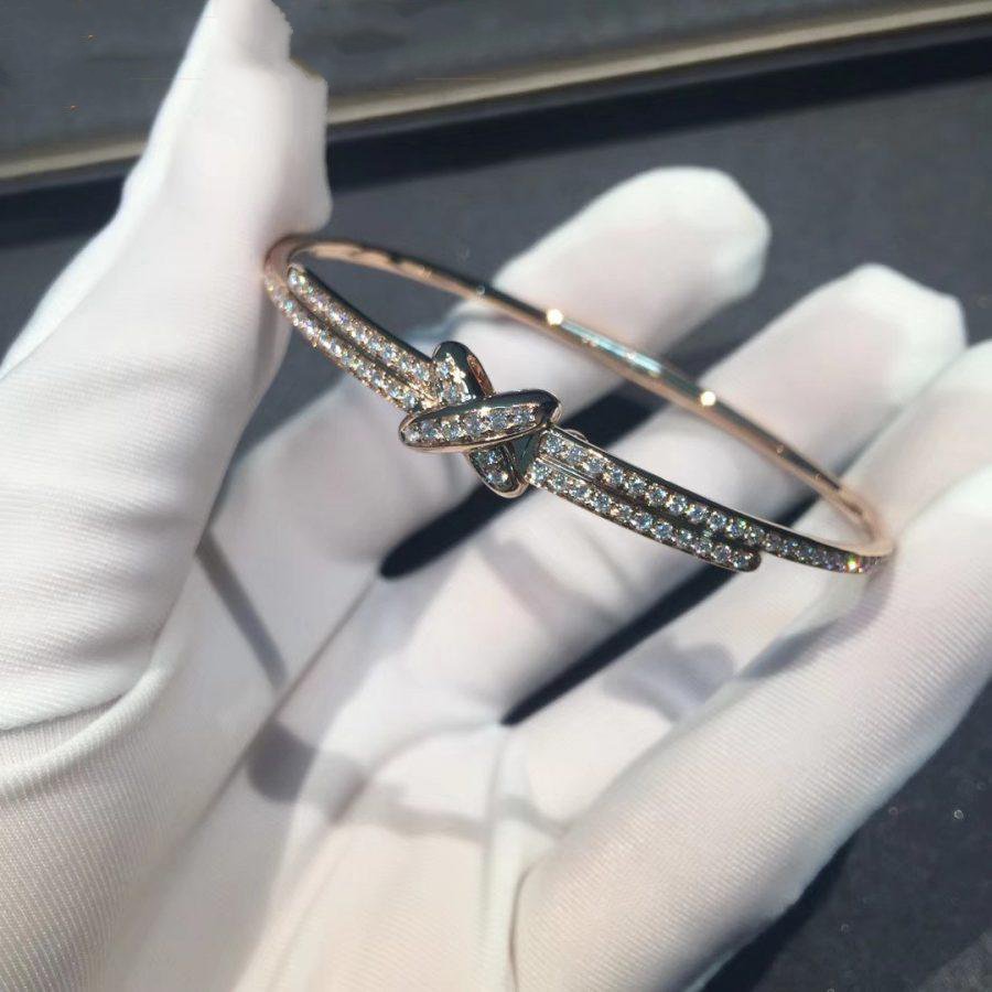[Max Jewelry ]JEUX DE BRACELET DIAMONDS PINK GOLD