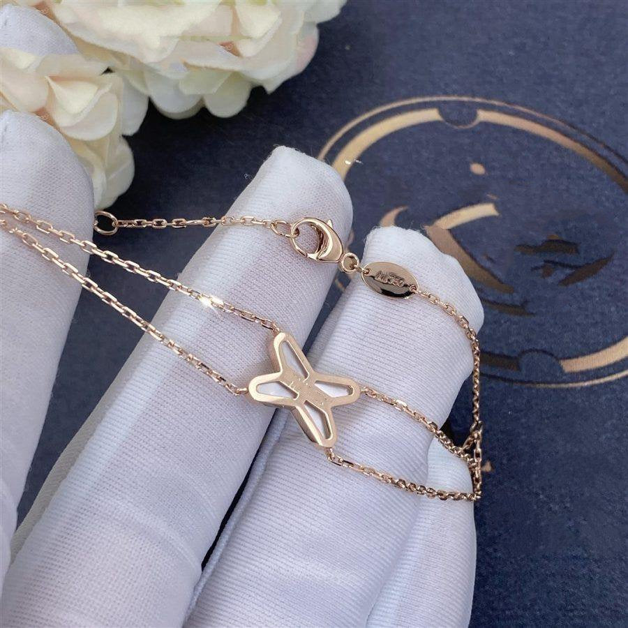 [Max Jewelry ]JEUX BRACELET WHITE MOP PINK GOLD 1 DIAMOND