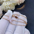 [Plus&Max]JEUX BRACELET PINK MOP PINK GOLD 1 DIAMOND
