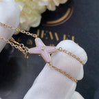 [Plus&Max]JEUX BRACELET PINK MOP PINK GOLD 1 DIAMOND