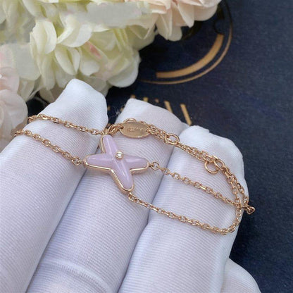 [Max Jewelry ]JEUX BRACELET PINK MOP PINK GOLD 1 DIAMOND