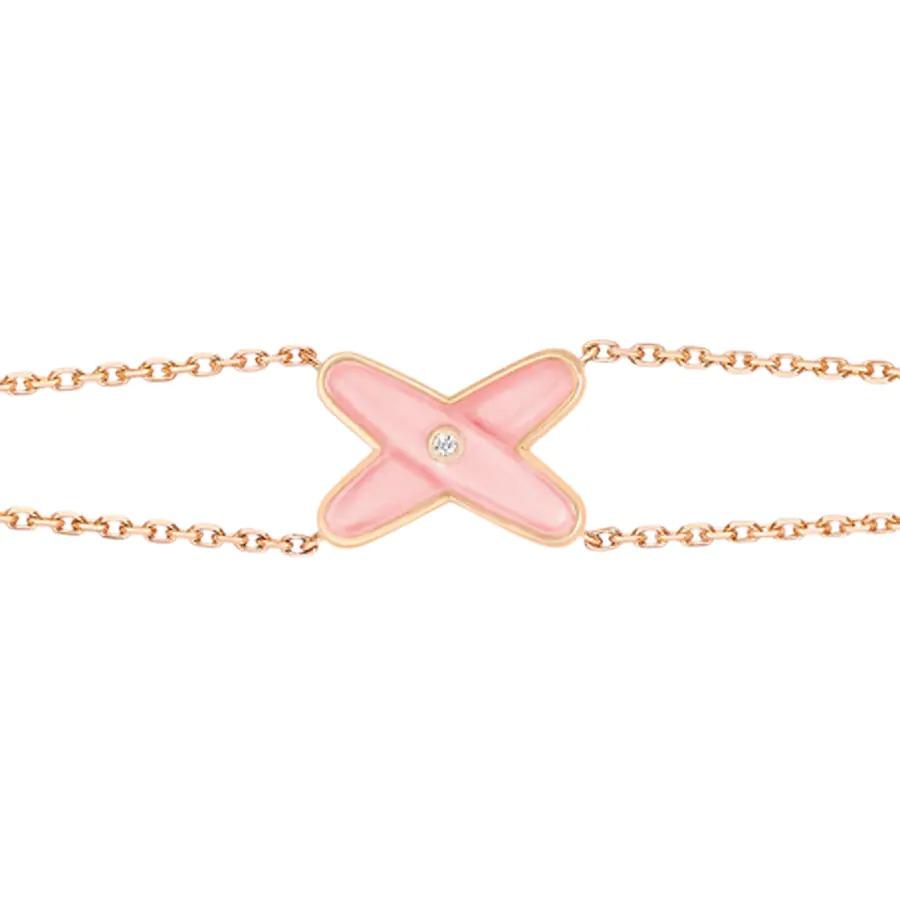 [Max Jewelry ]JEUX BRACELET PINK MOP PINK GOLD 1 DIAMOND