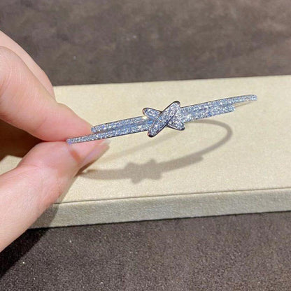 [Max Jewelry ]JEUX DE BRACELET DIAMONDS SILVER