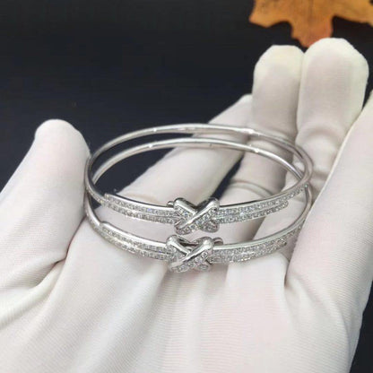 [Max Jewelry ]JEUX DE BRACELET DIAMONDS SILVER