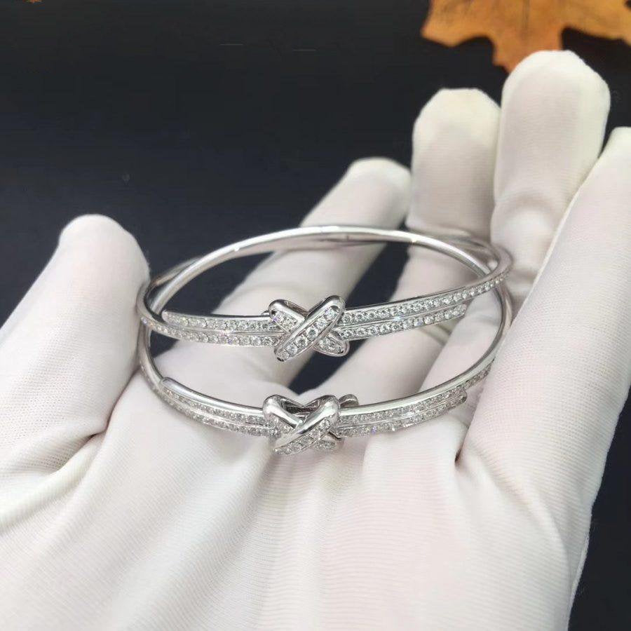 [Max Jewelry ]JEUX DE BRACELET DIAMONDS SILVER