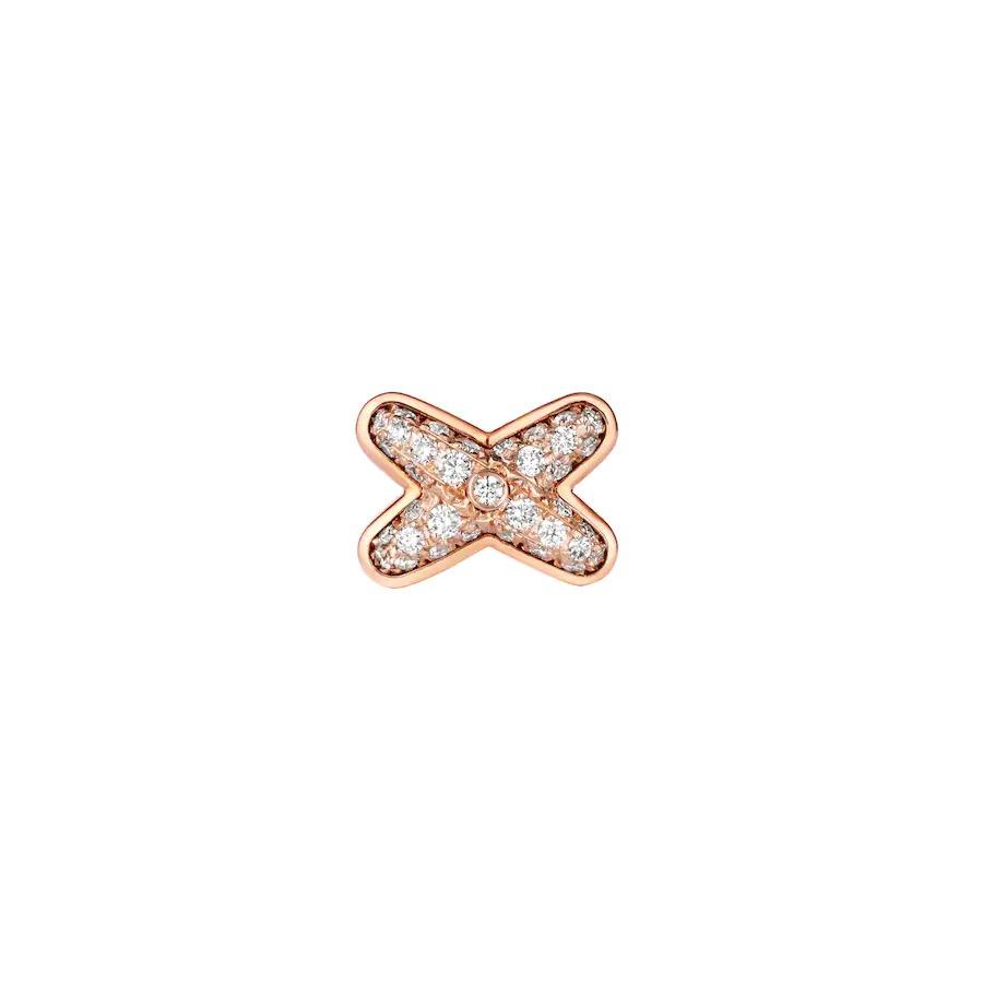 [Max Jewelry ]JEUX DE PINK GOLD DIAMOND EARRINGS
