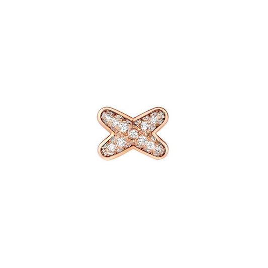 [Max Jewelry ]JEUX DE PINK GOLD DIAMOND EARRINGS