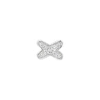 [Plus&Max]JEUX DE SILVER DIAMOND EARRINGS