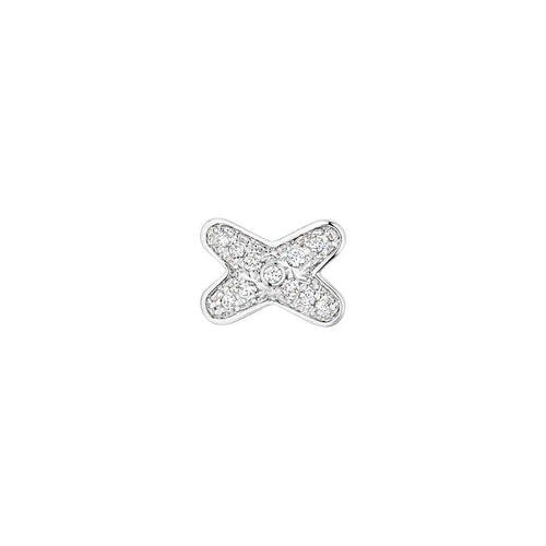 [Plus&Max]JEUX DE SILVER DIAMOND EARRINGS