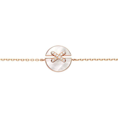 [Max Jewelry ]JEUX DE BRACELET MOP PINK GOLD DIAMONDS