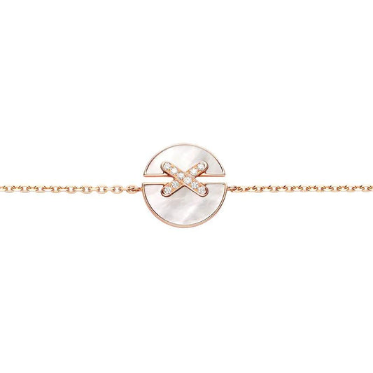 [Max Jewelry ]JEUX DE BRACELET MOP PINK GOLD DIAMONDS