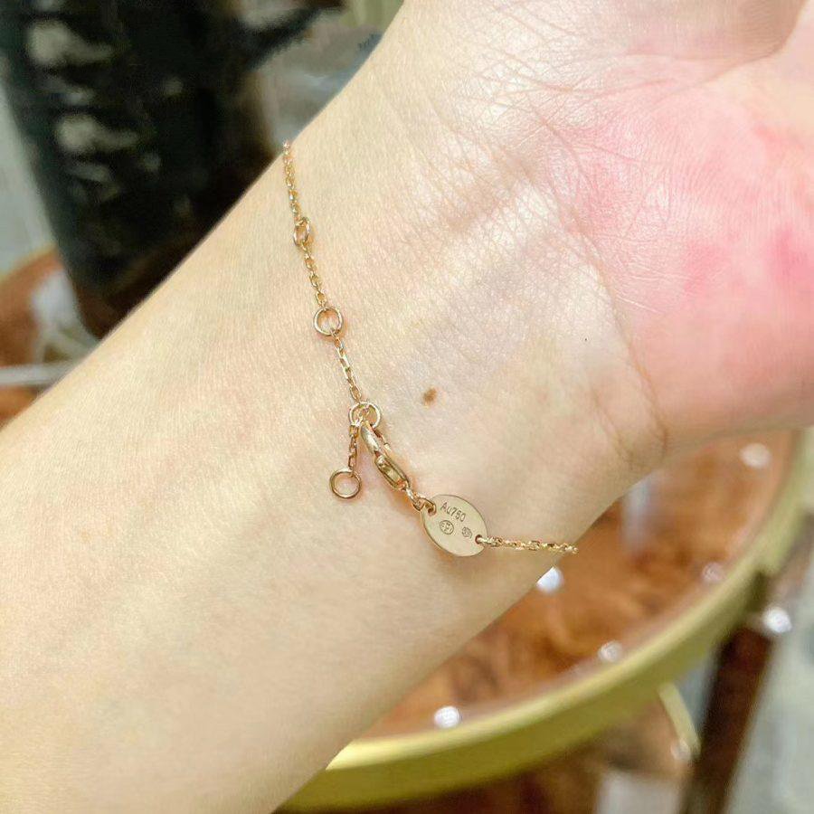 [Max Jewelry ]JEUX DE BRACELET MOP PINK GOLD DIAMONDS