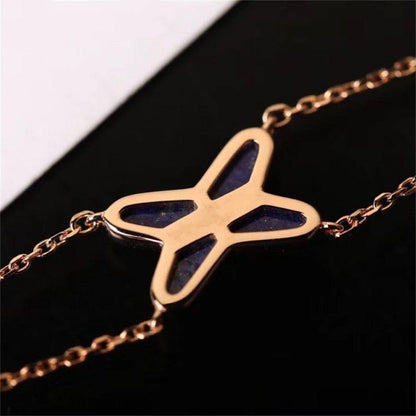 [Max Jewelry ]Hollow Design Four-Leaf Clover Flower Shape Bracelet