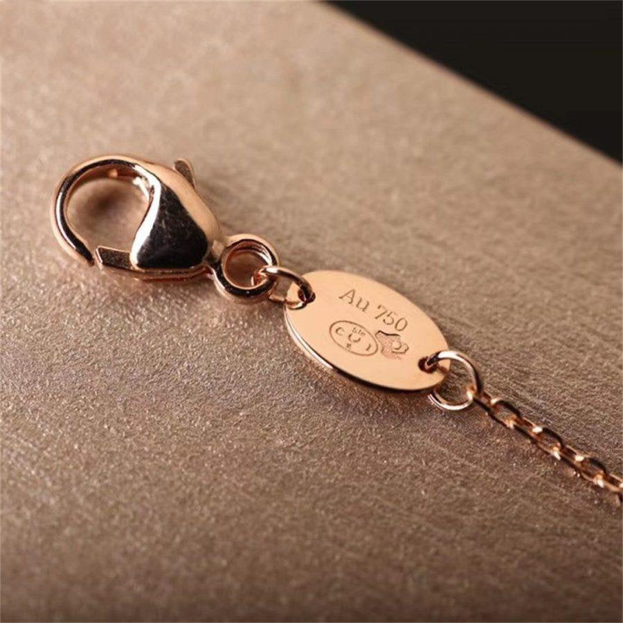 [Max Jewelry ]Hollow Design Four-Leaf Clover Flower Shape Bracelet