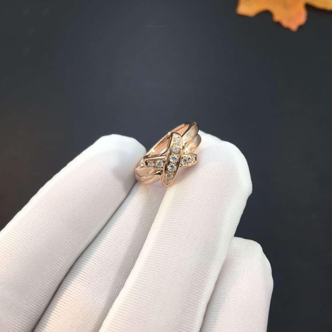 [Max Jewelry ]JEUX DE PINK GOLD DIAMOND RING