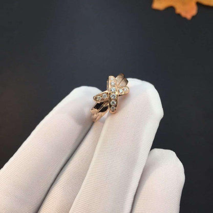 [Max Jewelry ]JEUX DE PINK GOLD DIAMOND RING