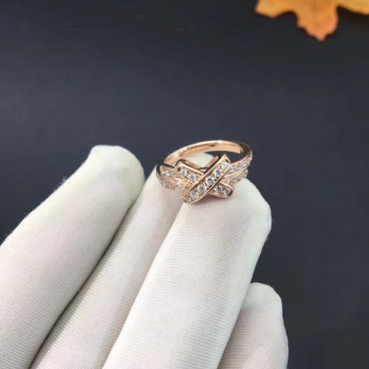 [Max Jewelry ]JEUX DE RING PINK GOLD DIAMOND