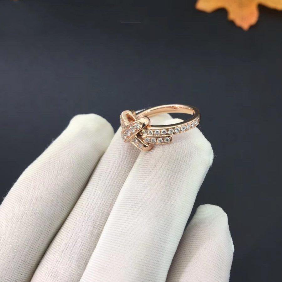 [Max Jewelry ]JEUX DE RING PINK GOLD DIAMOND