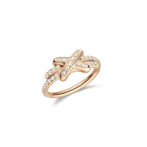 [Plus&Max]JEUX DE RING PINK GOLD DIAMOND