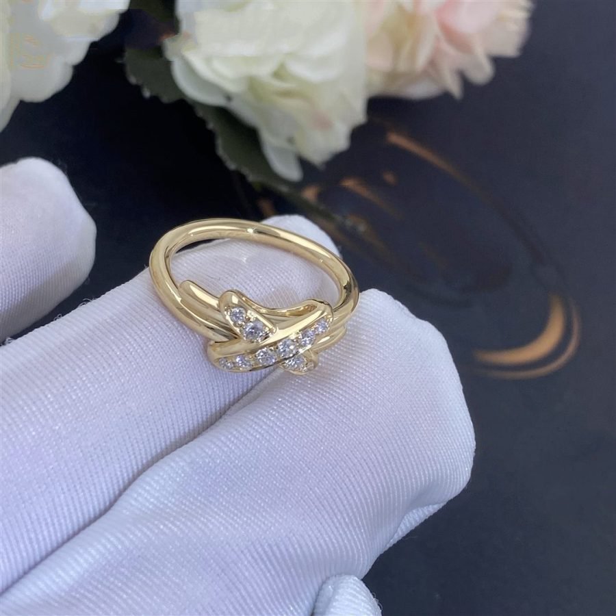 [Max Jewelry ]JEUX DE GOLD DIAMOND RING
