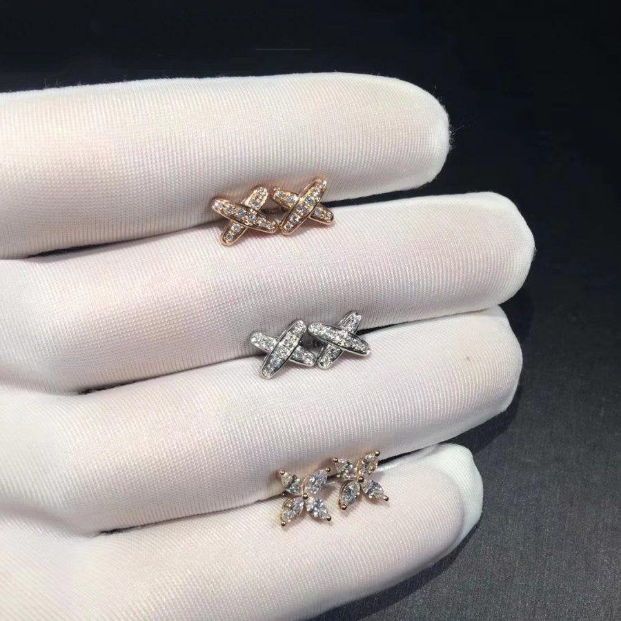 [Max Jewelry ]JEUX DE DIAMOND EARRINGS