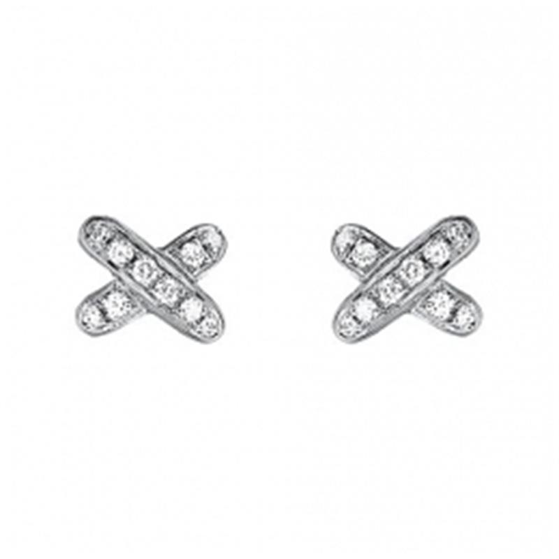 [Max Jewelry ]JEUX DE DIAMOND EARRINGS
