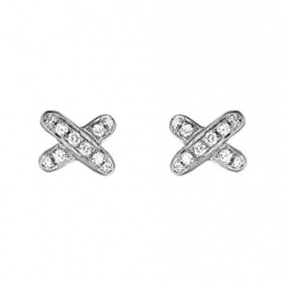 [Max Jewelry ]JEUX DE DIAMOND EARRINGS