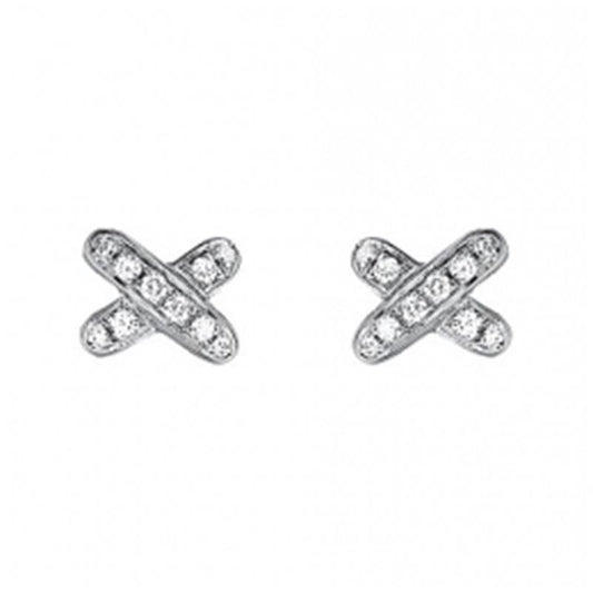 [Max Jewelry ]JEUX DE DIAMOND EARRINGS